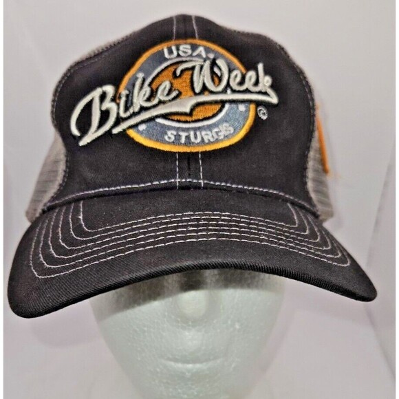 2005 Sturgis BIKE WEEK Trucker Hat cap EmbroideredAdjustable harley davidson USA - Picture 1 of 8